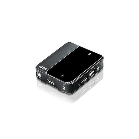 Aten CS782DP2Port USB DisplayPort/Audio KVM Switch (4K Supported and Cables Included)