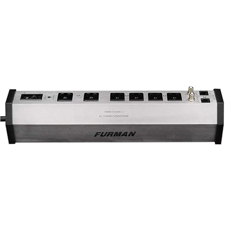 Furman PST-6 15-Amp Aluminum Chassis 6-Outlet Cable and Telco Protection Standard Level Power Conditioning
