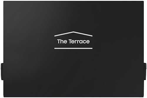 Samsung 55-Inch The Terrace Outdoor Smart TV Dust Cover with Protective Lining, Breathable Holes, Soundbar Protection, Pocket for Remote and Accessories, VG-SDCC55G