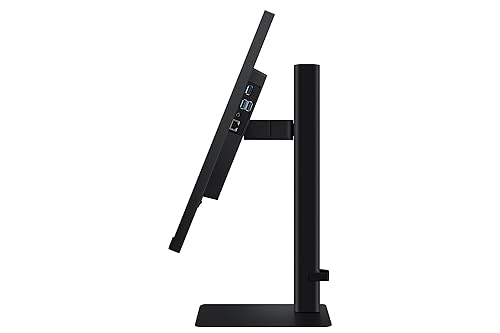 SAMSUNG 27 inch Viewfinity Flat High Resolution Black UHD Monitor, 5ms, HDR10, USB Type C, Ergonomic Design - (LS27D802UANXGO) [Canada Version](2025)