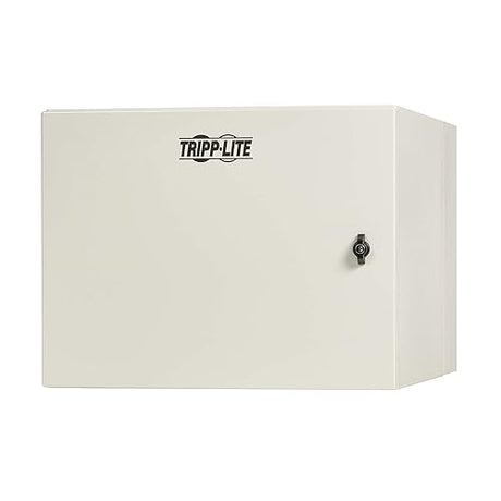 Tripp Lite 9U Locking Industrial Wallmount NEMA 4 Protection Server Rack Enclosure, Hinged Back, 28 inches Deep, Heavy Duty Metal Construction, Gray, 5-Year Warranty (SRN4G9US)