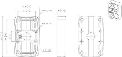 HANWHA SBP-300PMW2 Support et boîtier des caméras de sécurité Adaptateur de Fixation