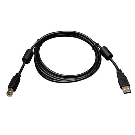 Tripp Lite USB 2.0 Hi-Speed A/B Cable with Ferrite Chokes (M/M) 6-ft. (U023-006), Black 6 feet