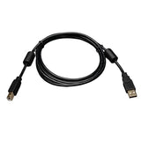 Tripp Lite USB 2.0 A/B Gold Device Cable With Ferrite Chokes, 3
