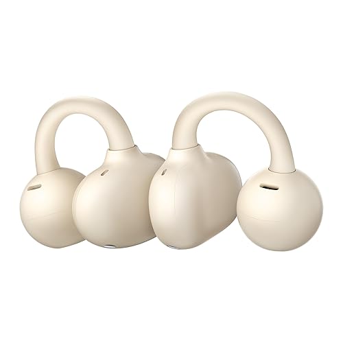 HUAWEI FreeClip, Feather-Light Wearing, Open-Ear Listening, AI Crystal-Clear Call, Long Battery Life, Dual-Device Connections, Beige FreeClip Beige