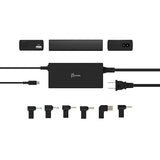 j5create 100W PD USB-C Super Charger With 6 DC Connectors, Black, JUP2290DC