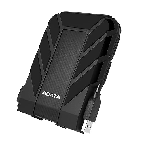 ADATA HD710 Pro 1TB USB 3.1 IP68 Waterproof/Shockproof/Dustproof Ruggedized External Hard Drive, Black (AHD710P-1TU31-CBK) Black Pro 1 TB