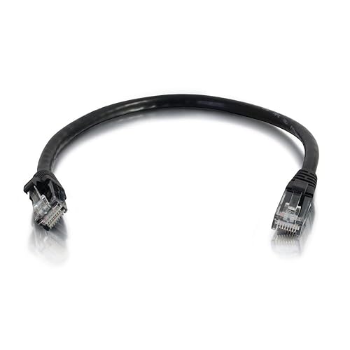 C2G/Cables to Go 00482 Cat5e Snagless Unshielded (UTP) Network Patch Cable Cat5E Snagless 7 Feet Black