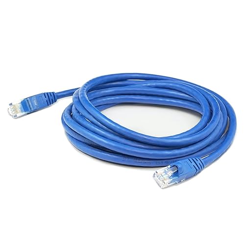AddOn 100ft RJ-45 (Male) to RJ-45 (Male) Straight Blue Cat6 UTP PVC Copper Patch Cable - 100 ft Category 6 Network Cable for Network Device - First End: 1 x RJ-45 Male Network - Second End: 1 x RJ-45