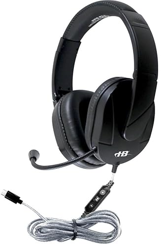 Hamilton Buhl MACH-2C Deluxe Multimedia USB Type-C Headset with Steel Gooseneck Microphone