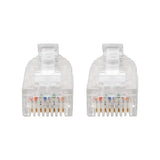 Tripp Lite Cat6 Gigabit Patch Cable Snagless UTP RJ45 Molded Slim Black 7' (N201-S07-BK) Black 7 ft.