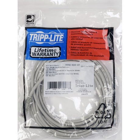 Tripp Lite N002-003-GY Cat5e 350MHz RJ45M/M 3-Feet Molded Patch Cable (Gray)