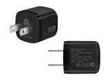 Monoprice 20W USB-C Mini Cubic Wall Charger, PD 3.0, Fast Charging, Compact & Lightweight, Compatible with iPhone, iPad, AirPods, Samsung Galaxy, Google Pixel, Nintendo Switch, MagSafe Duo - Black