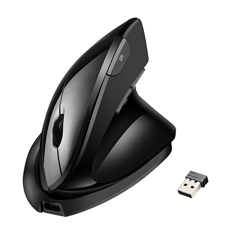 Adesso iMouse V30 Wireless Adjustable Vertical Ergonomic Mouse with Customizable Angles and DPI Switch - Advanced Optical Sensor Technology, Reduces Wrist Strain, 2.4GHz USB Receiver, TAA-Compliant