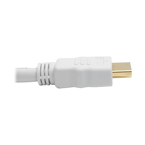 TRIPP LITE High Speed HDMI Cable, Ultra HD Digital Video Audio 4K at 30Hz M/M, 10', White 10 ft. White