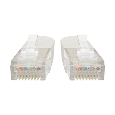 Tripp Lite 10ft Cat6 Gigabit Molded Patch Cable RJ45 M/M 550MHz 24AWG White (N200-010-WH) 10 ft. White