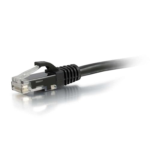 C2G 00738 Cat6a Cable - Snagless Unshielded Ethernet Network Patch Cable, Black (30 Feet, 9.14 Meters) 30 Feet Black