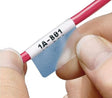 Panduit S200X150YAJ Laser/Inkjet Self-Laminated Label, Polyester, Clear/White (1,000-Pack)