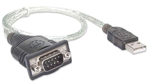 Manhattan USB to Serial Converter Connects One Serial Device to A USB Port