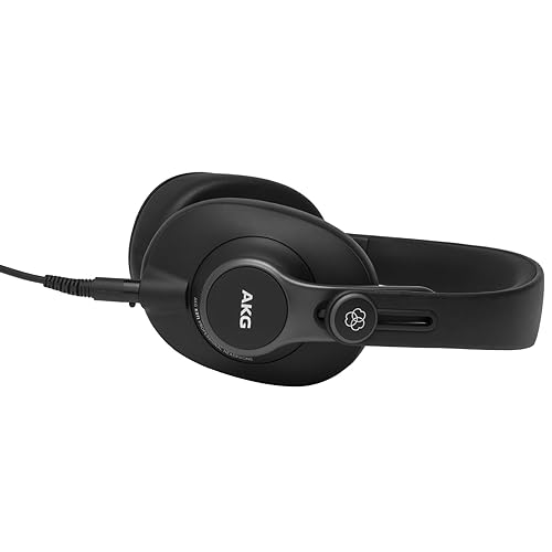 AKG Pro Audio K371 Over-Ear, Closed-Back, Foldable Studio Headphones Black