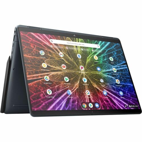 HP Elite Dragonfly 13.5 Touchscreen Convertible 2 in 1 Notebook - 2K - Intel Core i5 12th Gen i5-1245U - vPro Technology - 8 GB - 256 GB SSD - English Keyboard - Slate Blue - Intel Chip - 2256 x