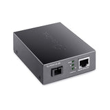 TP-Link | Gigabit WDM SFP to RJ45 Fiber Media Converter | Fiber to Ethernet Converter | 10/100/1000Mbps RJ45 Port to 1000Base-LX Single-Mode Fiber | Extend Fiber Distance Up to 20 km Tx 1550nm, Rx 1310nm, Up to 20 km Gigabit WDM Media Converter