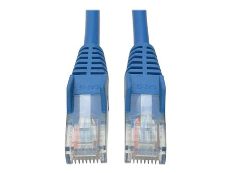 Tripp Lite Cat5e 350MHz Snagless Molded Patch Cable (RJ45 M/M) - Blue, 1-ft.(N001-001-BL) Standard 1 Foot / 0.3 Meters Blue