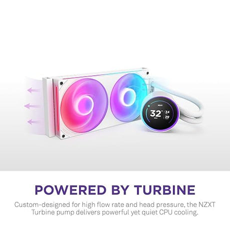 NZXT Kraken Elite v2 280mm RGB AIO CPU Liquid Cooler WT