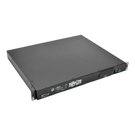 Tripp Lite Metered PDU with ATS, 2/2.4KW Single Phase, 200/240V, 2 C14 Input, 3.6M Cords, TAA (PDUMH15HVAT) Metered + ATS