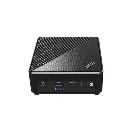 MSI Cubi N ADL Mini PC: Intel Pentium N200, Intel UHD, 4GB Memory, 128GB M.2 SSD, WiFi, Dual Display, Window 11 pro: Black ADL-065US