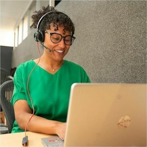 Poly Blackwire 8225 Headset - Stereo - USB Type C - Wired - 32 Ohm - 20 Hz - 20 kHz - Over-The-Head - Binaural - Supra-aural - 7.19 ft Cable - Noise Cancelling MicrophoneTAA Compliant