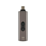 Transcend 2TB ESD330C, External Solild State Drive, Portable SSD, Compatible w/iPhone 4K ProRes, Retractable Connector, Miniature Portable SSD, Up to 1050 MB/s,Type C - TS2TESD330C