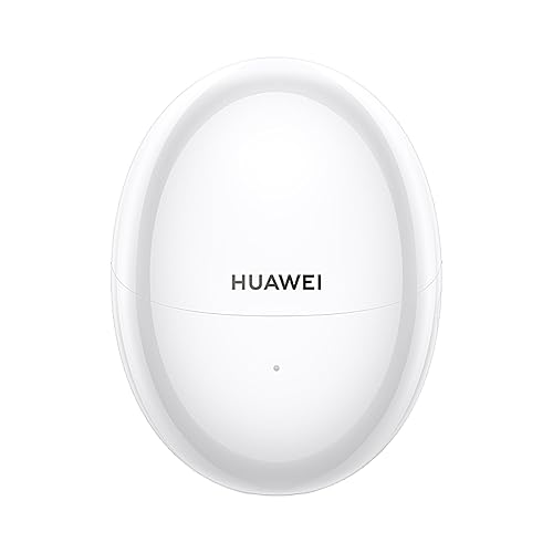HUAWEI FreeBuds 6 Wireless Earbuds, Ear-Fitting Wearing, Dual-Driver True Sound, Stable & Clear Calls, Open-fit ANC, 36H Battery Life, IP54 Water-Resistant, iOS & Android, White Freebuds 6 White