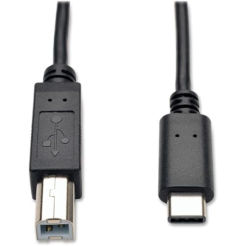 Tripp Lite USB 2.0 Hi-Speed Cable B Male to USB Type-C Male 6-Feet (U040-006) USB Type-B (M)