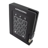 Apricorn 4TB Aegis Padlock SSD 256-Bit, FIPS 140-2 Level 2 Validated Ruggedized USB 3.0 Encrypted External Portable Drive (ASSD-3PL256-4TBF)