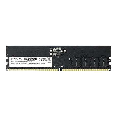 PNY Performance 16GB DDR5 4800MHz (PC5-38400) CL40 1.1V Desktop (DIMM) Memory – MD16GSD54800-TB