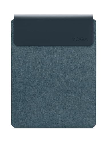 Lenovo Yoga Laptop Sleeve – 14.5 inch – Magnetic Closure – Slim & Light – Made from Recycled Materials – Separate Accessory Pocket – Tidal Teal 14.5 inch Tidal Teal