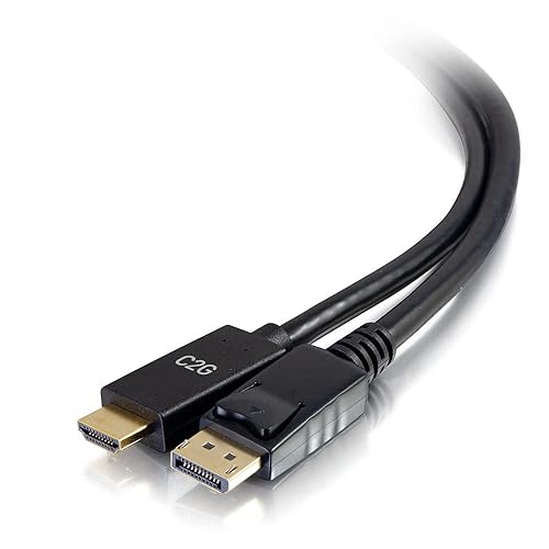 10ft DisplayPort Male to HDMI Male Passive Adapter Cable - 4K 30Hz