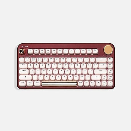 Azio IZO Wireless BT5/USB PC & Mac Mechanical Keyboard, Baroque Rose Baroque Rose Azio IZO Keyboard