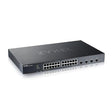 Zyxel 24-Port Switch Gigabit Ethernet Smart-L2 Managed | 4X 10G SFP+ | Optional Nebula Cloud | Rackmount | Limited Lifetime Protection [XGS1935-28] 24-Port | 4x 10G SFP+