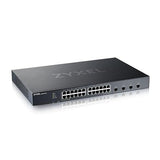 Zyxel 24-Port Switch Gigabit Ethernet Smart-L2 Managed | 4X 10G SFP+ | Optional Nebula Cloud | Rackmount | Limited Lifetime Protection [XGS1935-28] 24-Port | 4x 10G SFP+