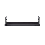 StarTech.com Under Desk Cable Management Tray, Length Adjustable, Clamp-On Installation, No Drilling Required, Black Black Adjustable Width