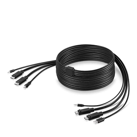 Belkin Dual-Head DP to DP KVM Combo Cable, 6'