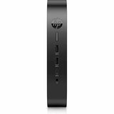 HP Elite t655 Thin Client Ryzen R2314 Quad-core (4 Core) 2.10 GHz - TAA Compliant - AMD Chip - 8 GB RAM DDR4 SDRAM - DDR4-3200/PC4-25600 - 64 GB Flash Radeon Graphics - Gigabit Ethernet - Windows 10 I