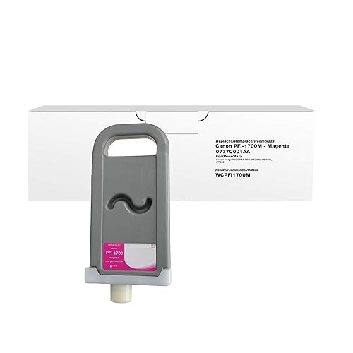 Clover Replacement Ink Cartridge for Canon PFI-1700M 0777C001AA | Magenta