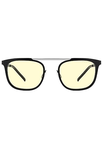GUNNAR - Premium Blue Light Blocking Glasses - Strata Collection - Gaming and Computer Glasses Pismo Amber Tint