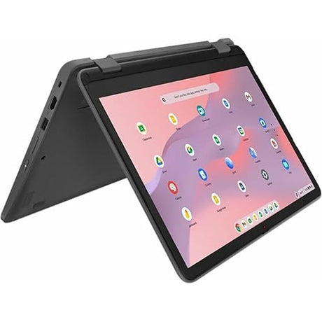Lenovo 500e Yoga Chromebook Gen 4 82W40009US 12.2 Touchscreen Convertible 2 in 1 Chromebook - WUXGA - 1920 x 1200 - Intel N100 Quad-core (4 Core) - 4 GB Total RAM - 4 GB On-Board Memory - 32 GB