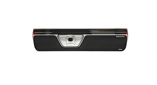 Contour Design RollerMouse Red Wireless Eco Optical Bluetooth Computer Mouse - Ergonomic Design for Optimal Efficiency - PC & Mac Compatible Ergonomic Mouse - 10-Speed Adjustable Ambidextrous Mouse