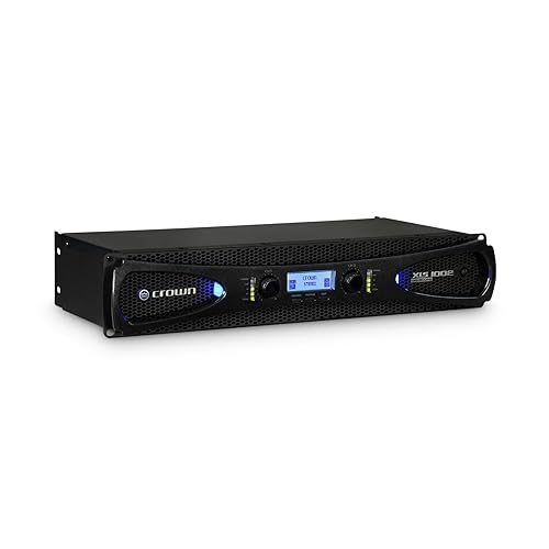 Crown XLS DriveCore 2 Series XLS1002 Power Amplifier, 3.50 x 7.70 x 19.00 inches 350 watts power