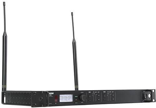 Shure ULXD4D Dual-Channel Digital Wireless Receiver Dual Channel G50 Band (470 – 534 MHz)